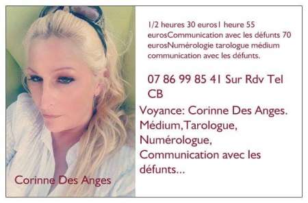 Photo ads/1429000/1429905/a1429905.jpg : Corinne des Anges voyance 07 86   99 85 41 rdv cb