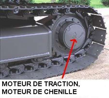 Photo ads/363000/363964/a363964.jpg : Moteur de traction / moteur de chenille mini pelle